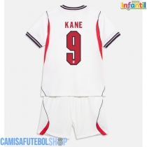 Camisa de time de futebol Inglaterra Harry Kane #9 Replicas 1º Equipamento Infantil Mundo 2026 Manga Curta (+ Calças curtas)